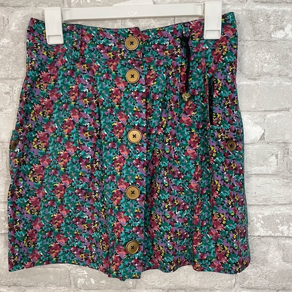 Urban Outfitters Cooperative Button Down Floral Skirt